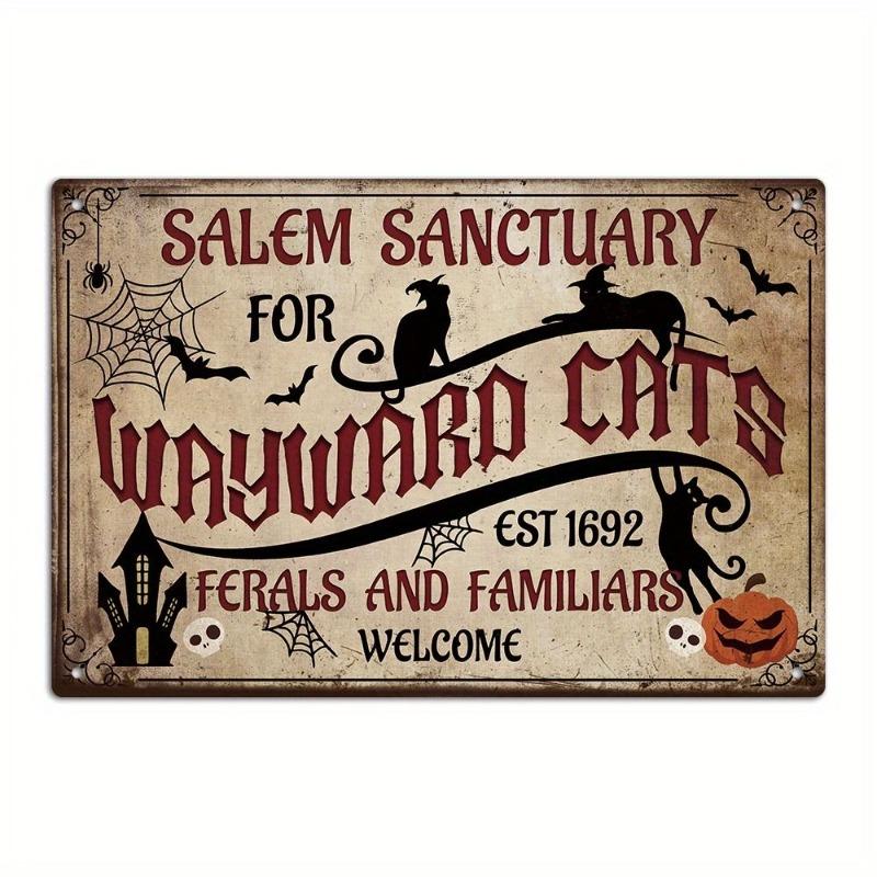 Halloween Metal Tin Sign Wall Decor 20x30cm