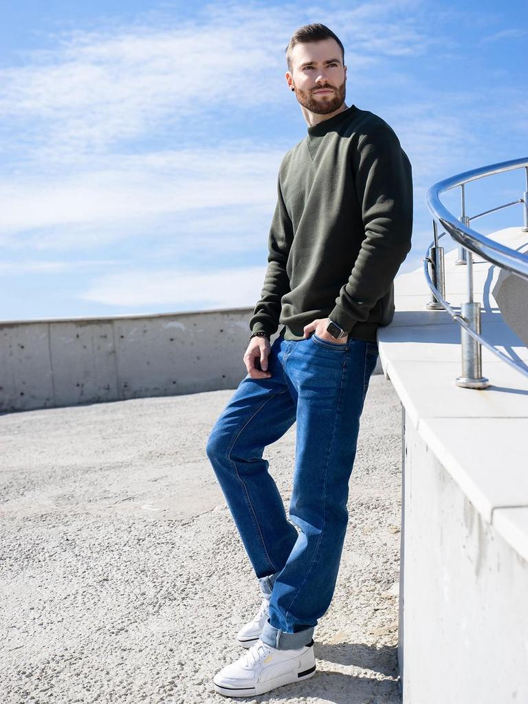 ISSA Plus polstrovaná mikina s texturovanými manžetami