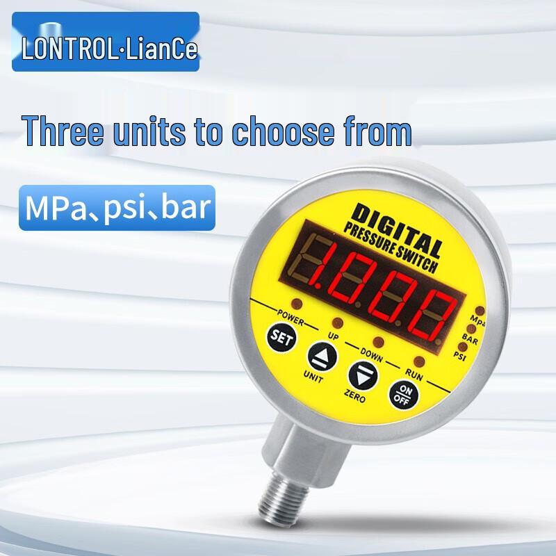 LianCe SIN-Y210 Digital Electric Contact Pressure Gauge & Switch