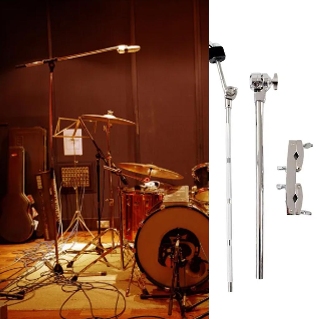 Drum Kits Extension Stand Clamp Cymbal Holder Drum Extension Cymbal Tilter Cymbal Arm Stand Holder Easy to Install