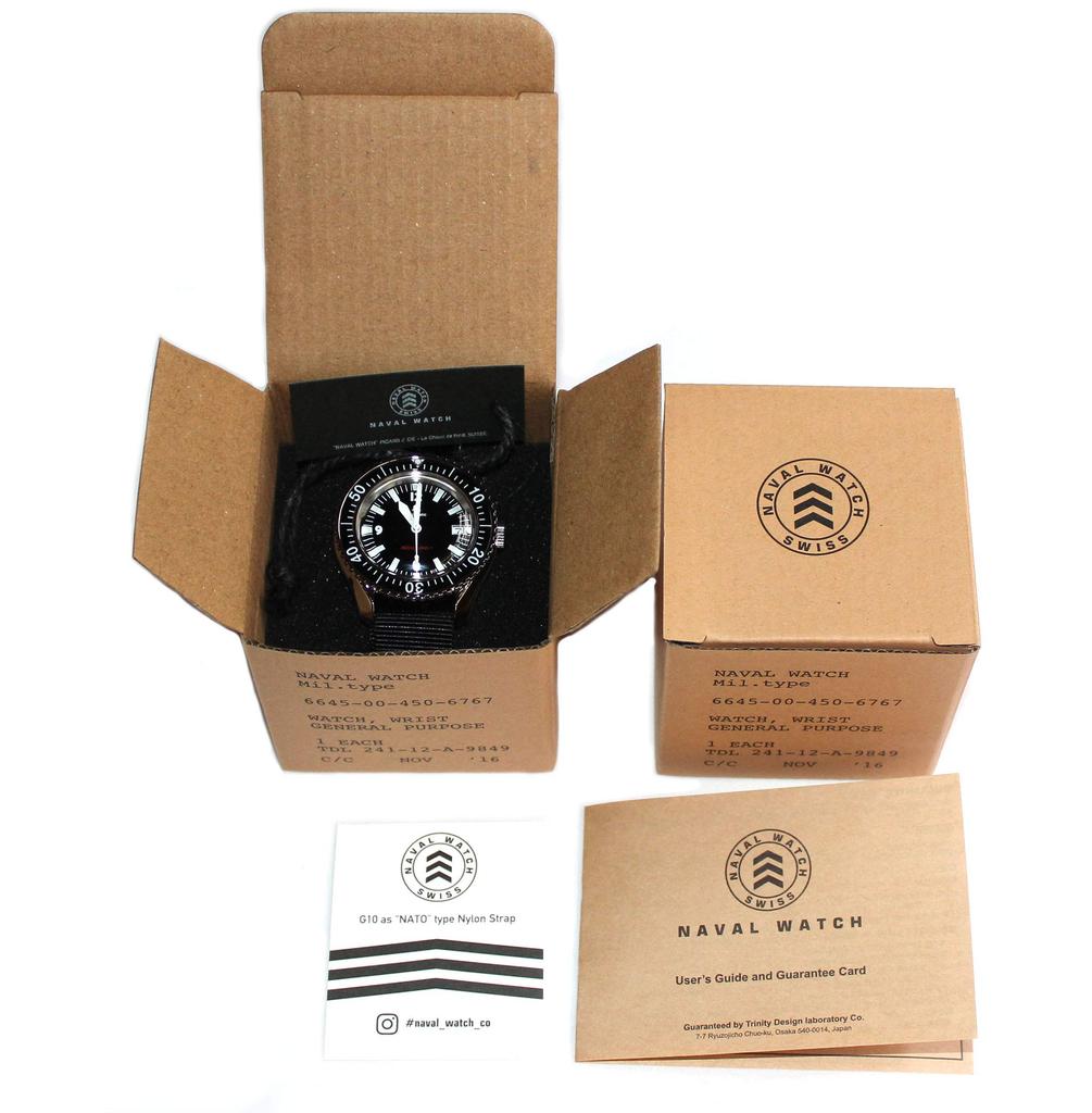 Uhr Militäruhr NAVAL MILITARY WATCH Automatik ROYAL Military Diver TYPE [Naval co.] MIL.-05 SV/Grau