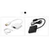 Hot Adapter Cable HDMI-compatible To VGA Converter Cable With Audio Port High-quality Copper Core Conversion Cable Dropshipping