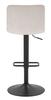 Bar Stool With Lift High White Cm 43X49,5X85,5-107(Seat Cm 61-82,5) Set 2Pcs