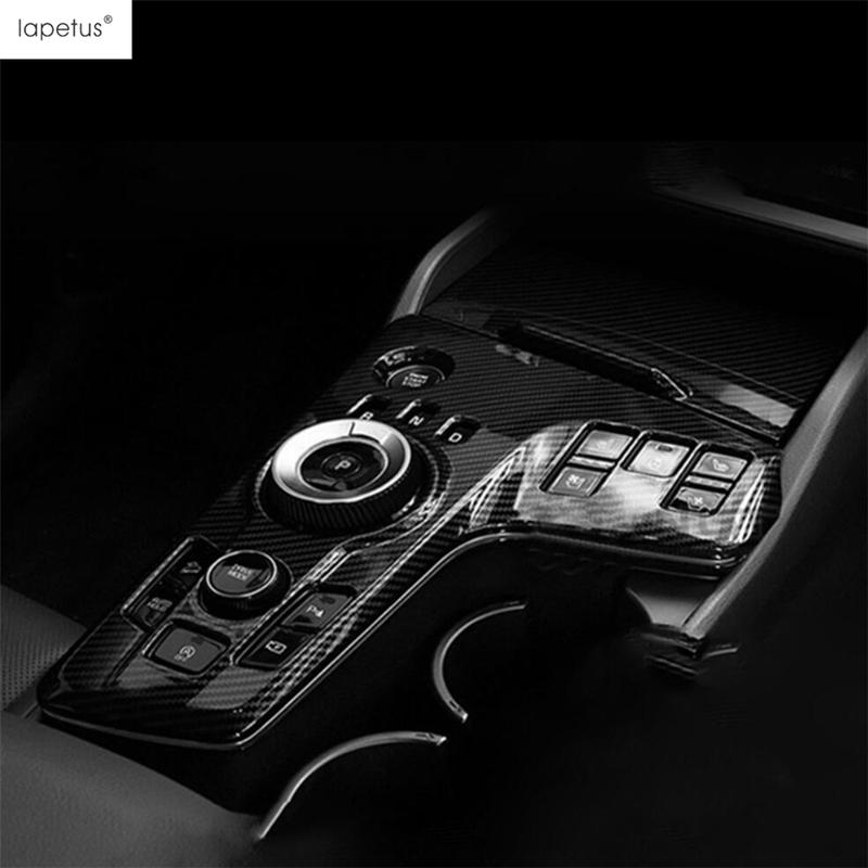 Zentrales Schaltgetriebe Panel Rahmen Dekoration Abdeckung Zierleiste für Kia Sportage NQ5 - 2025 Kohlefaser Zubehör Interieur