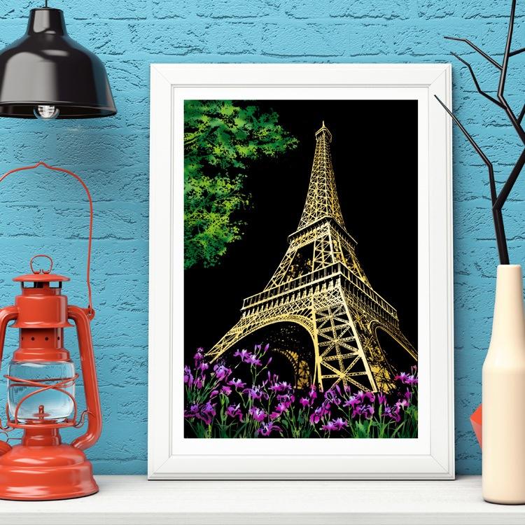 Lustiges DIY Kritzeln Zeichnen Magisches Rubbelbild Malbuch Kinder Kinder Lernen Bildungsspielzeug Weihnachten