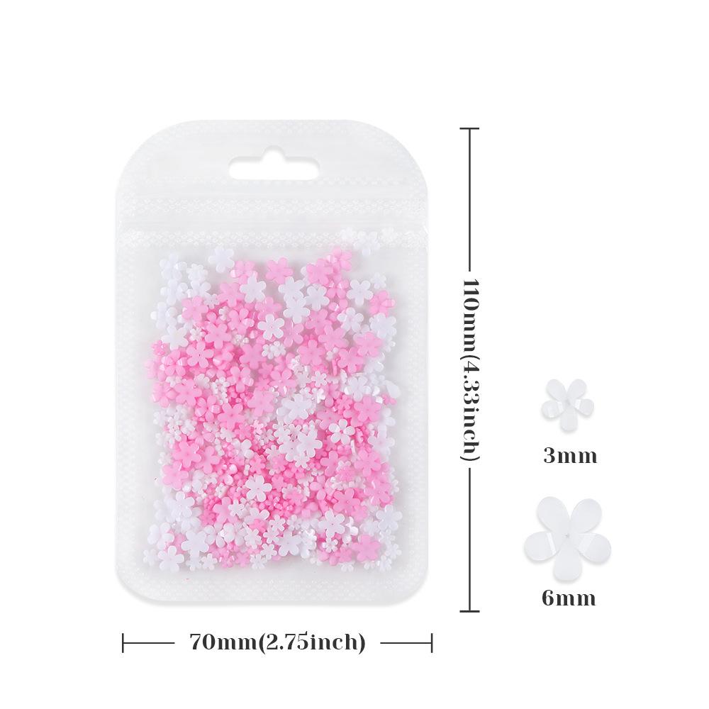 Manicure Accessories Flower Nail Decorations DIY Nail Art Flower Nail Rhinestones  Girls/Lady