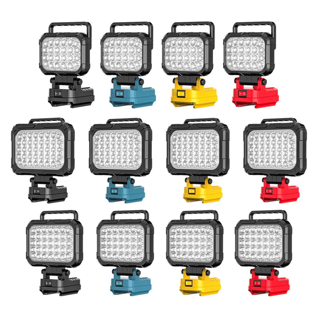 Durability USB Rechargeable LED Work Light With PowerBank Capability Adjustable Illumination For Various Night Activities