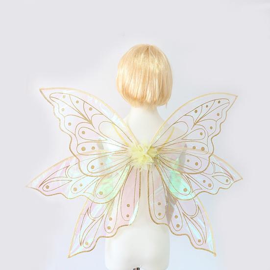 Princess Fairy Butterfly Wings Foldable Lightweight Kids Dress Up Halloween Party Costume Angel Wings