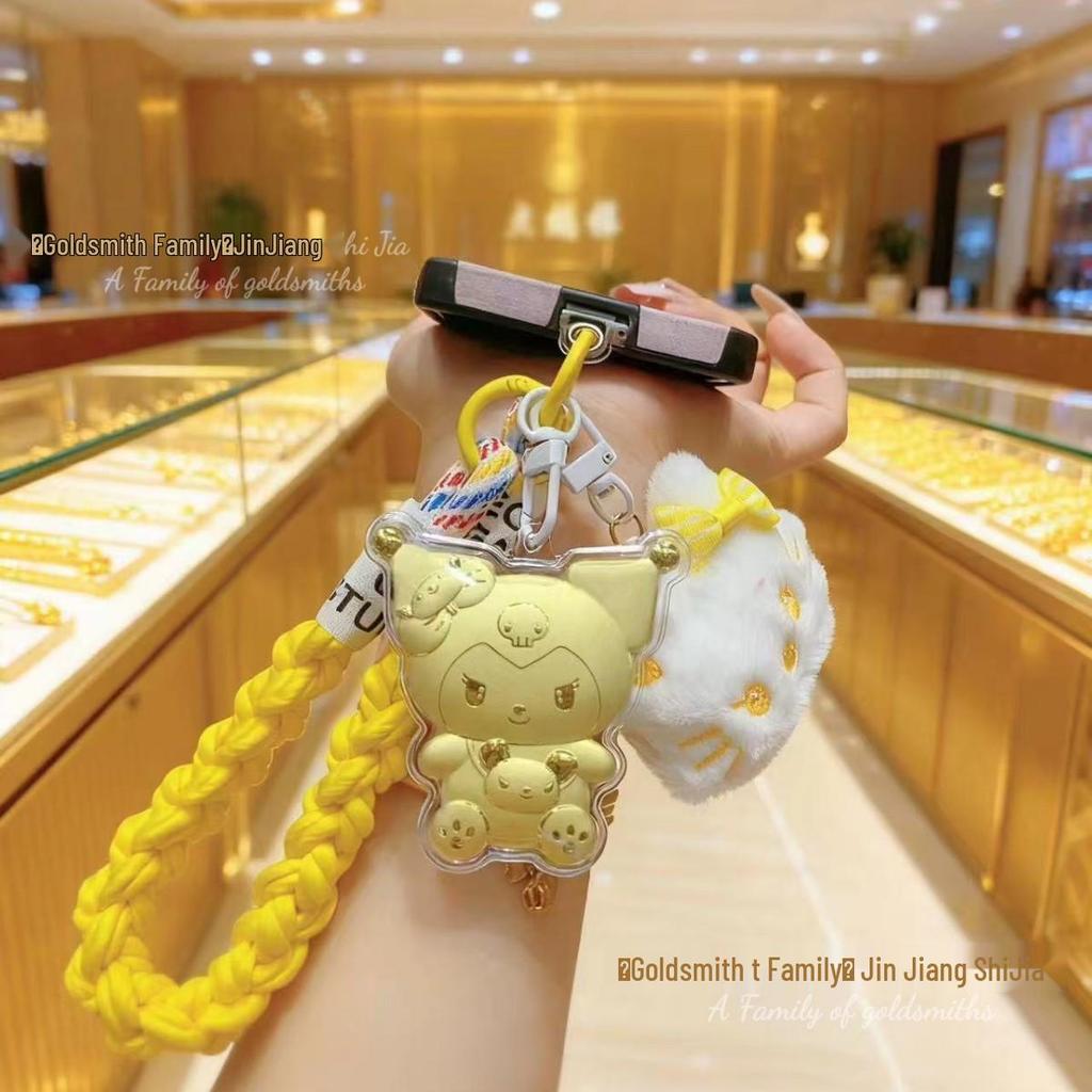 999 Fine Gold Pegasus Keychain Pendant - Princess Style Gift