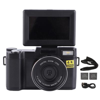 48MP Vlogging Camera Anti ShakE 4K Digital Camera with 3.2 Inch IPS Display Screen for Photography