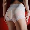 Sexy Sheer Lace Underwear Women See Through Mesh Briefs Skin-Friendly High Waist Panties Ladies Ultra-thin Naked Feel LingerieGood product