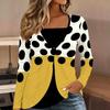 Tops for Women  Simple Print Long Sleeve Fake Two‑Piece Top Fall Casual Slim Pullover Women's Long Sleeve Top
