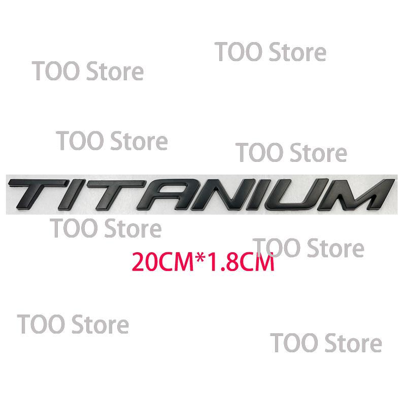 cmfhtb1 1PCS 3D Metal Titanium Logo Emblem Letter Car Trunk Badge for Ford Focus 2 3 Fusion Max Mondeo Mk4 - Sticker Accessory