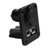 Flush Mount 50A Socket Plate for 600V DC Charging Circuits In RV Trailer Yacht and Heavy-Duty Bus Vehicle Installations