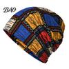 Comfortable Skin Friendly Fabric Cap Women's Geometry Print Slouchy Hat, Casual Soft Stretch Skull Stylish Decorative Head Accessory Cap, Warm Cancer