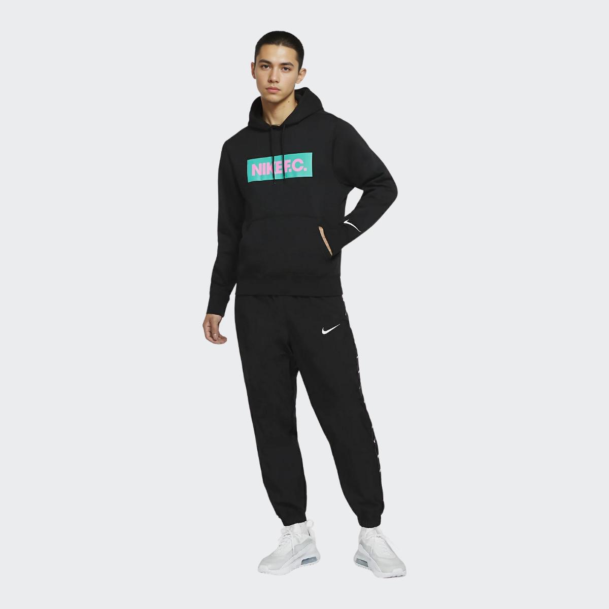 Найк ФК. Мужская футбольная толстовка с флисовой подкладкой — фото 3