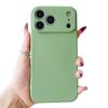  For iPhone 17 16 15 14 13 11 12 Pro Max Mini Air Ultrathin Non-Slip Cover Green Case Camera Protector Lens Simple Phone Case