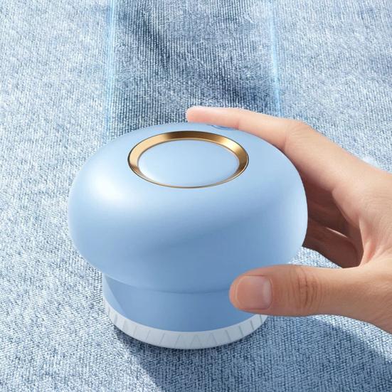 Electric Fabric Shaver USB Rechargeable 6-Leaf Blades Sweater Defuzzer Cordless Clothes Lint Remover Portable Fuzz Pills Trimmer