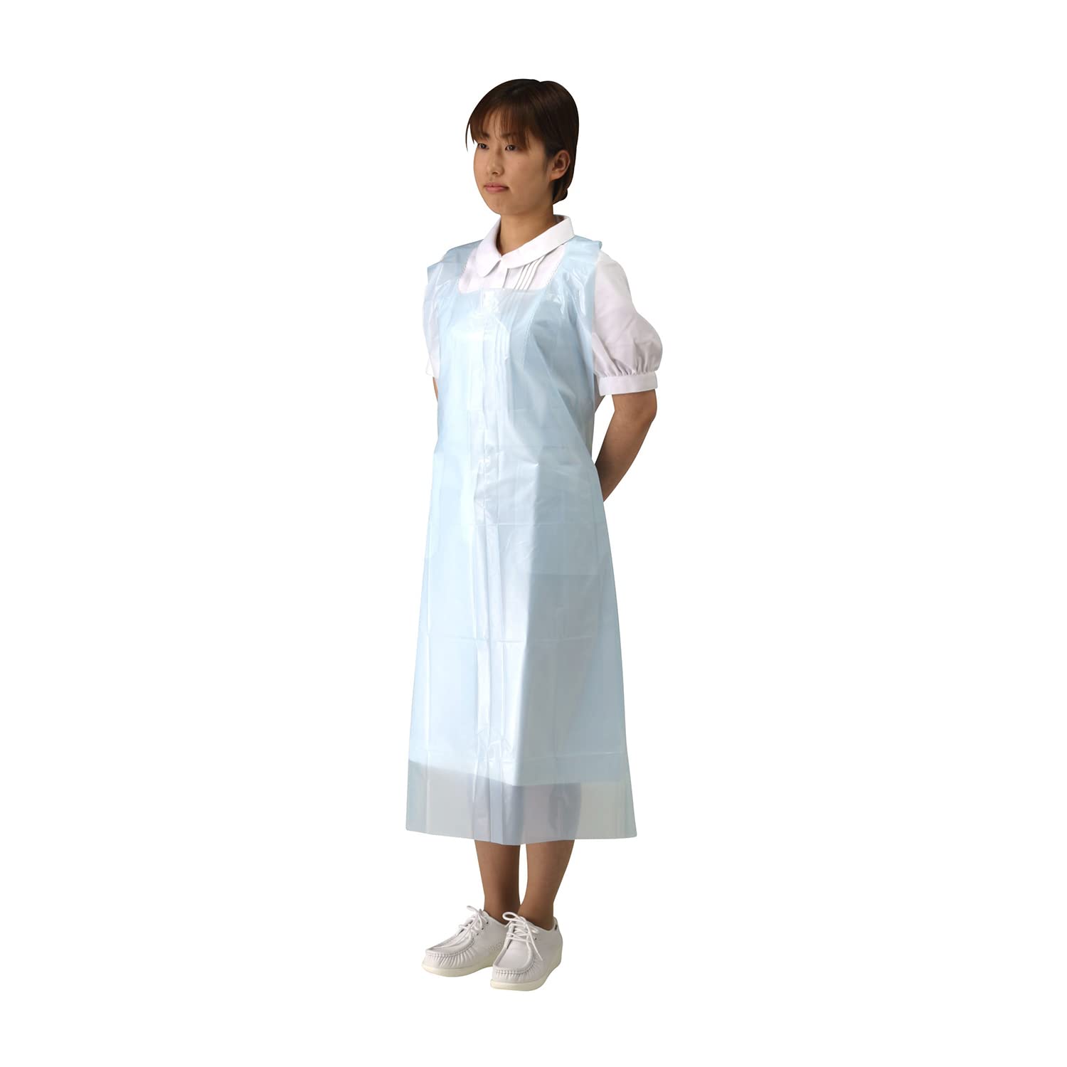 

IWATSUKI Plastic 100 Aprons, pieces, Blue, 004-41392 синий