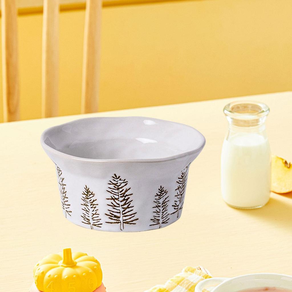 1PC Christmas Dinnerware Round Ceramic for Dining Room Indoor Dinner Party