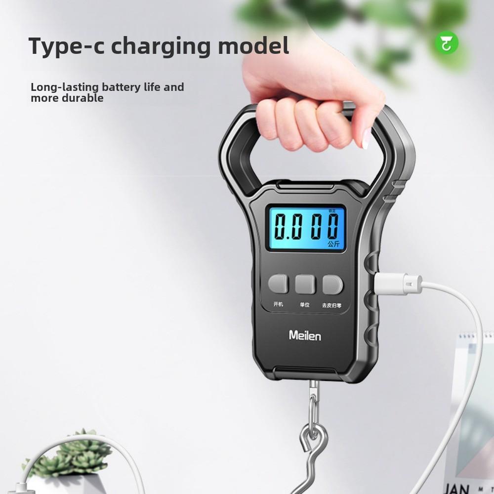 50Kg Portable Portable Scale Express Scale Hook Luggage Scale Weighing Accuracy 0.01 Grams