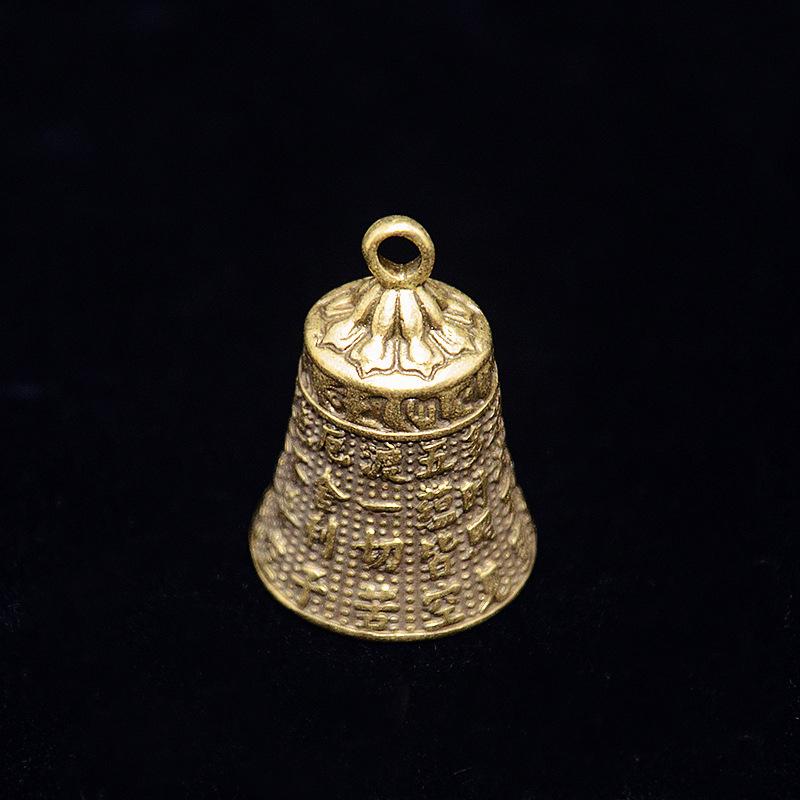 Brass Handicraft Die-Casting Button Wind Bell Tibetan Bronze Bell Creative Gift