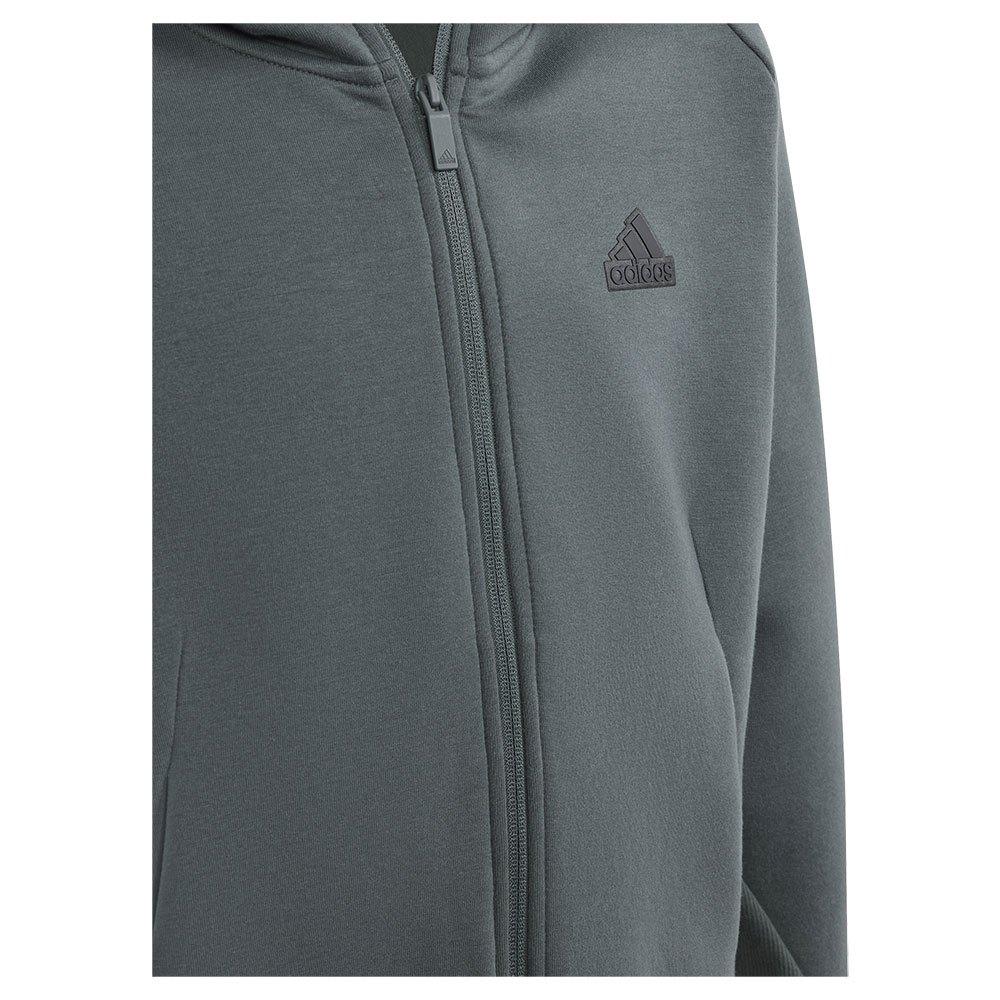 Adidas Z.N.E. Full Zip Hoodie Loose Fit Grey