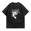 Destroy Lonely No Stylist T-shirt in Cotone Pesante vintage Lavata streetwear Unisex Leggermente Comoda Versatile Elastica Morbida