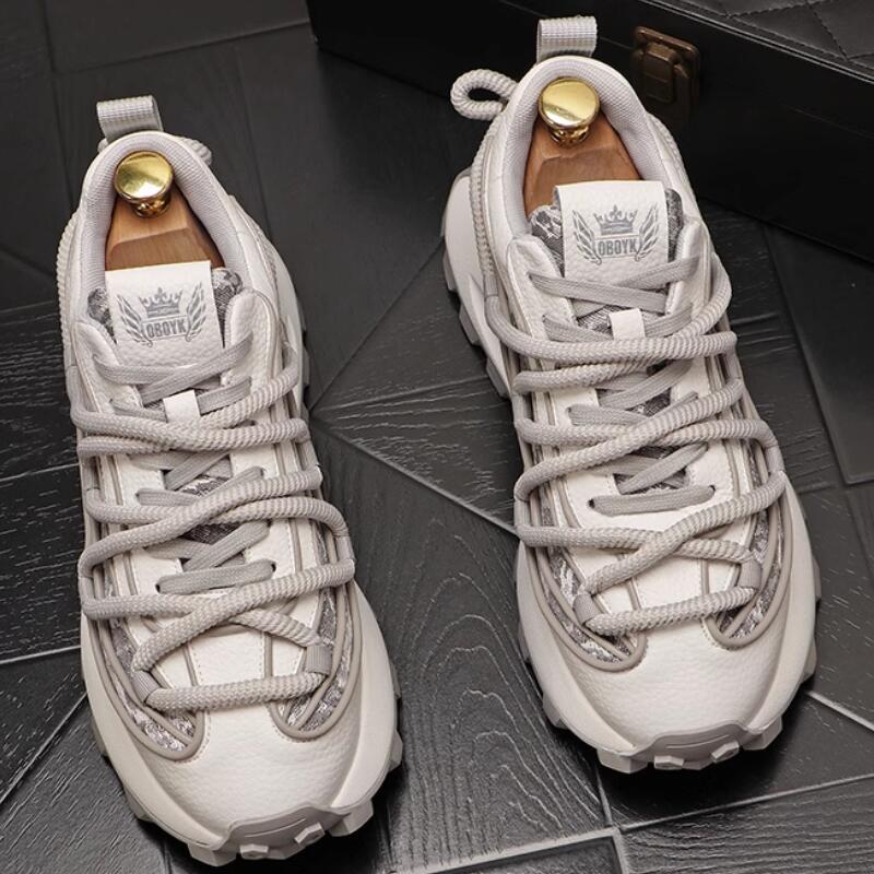 Fashion NEW Men's casual Dad shoes Men's outdoor flat lightweight men's casual sneakers Zapatillas Hombre a45