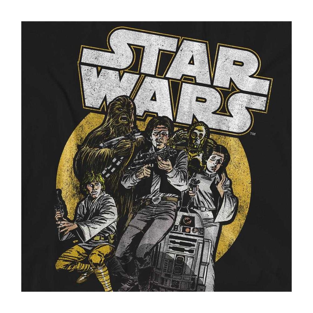 STAR WARS Womens/Ladies Retro Comic T-Shirt