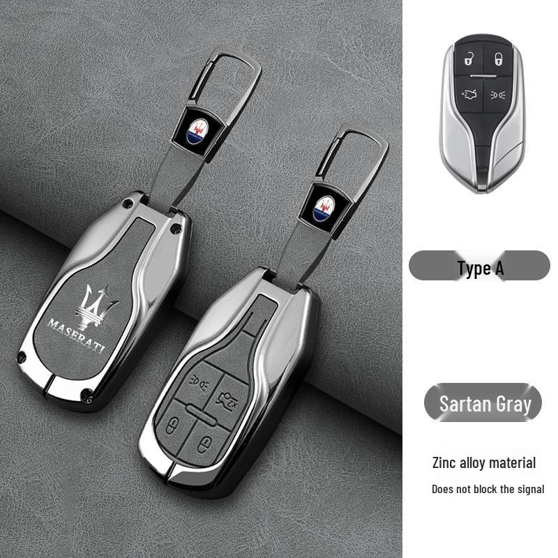 Maserati Levante/Ghibli Premium Key Case with Metal Shell
