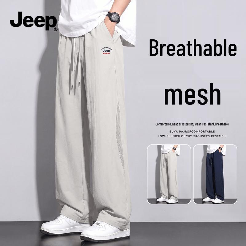 JEEP Men s Summer Breathable Mesh Casual Sport Pants 2XL абрикосовый