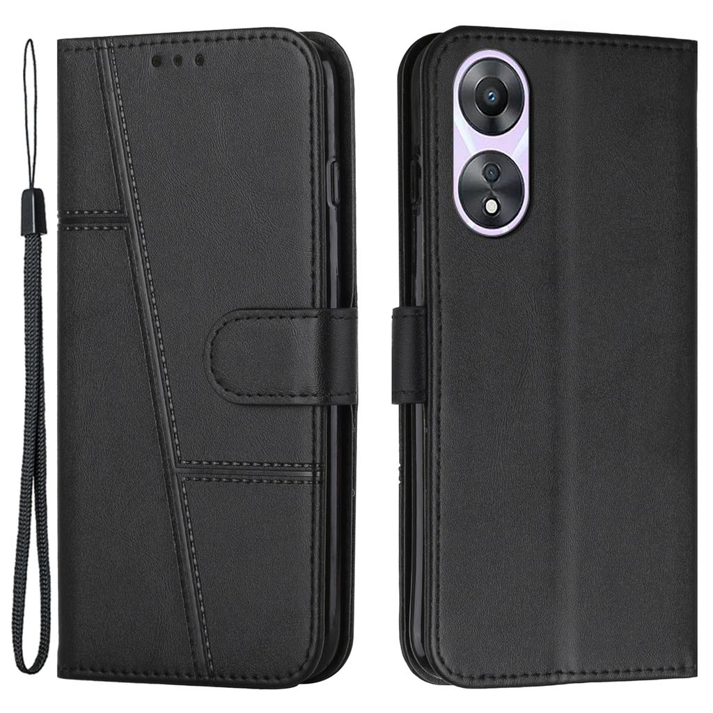 For Oppo A58 5G/A78 5G/A58x 5G/A1x 5G/A1 Vitality Edition/A2x 5G Leather Case Phone Wallet Stand