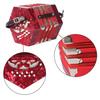 Sasuori Concertina Accordion, 20 Button, 40 Reed Anglo Style, with Carrying Bag
