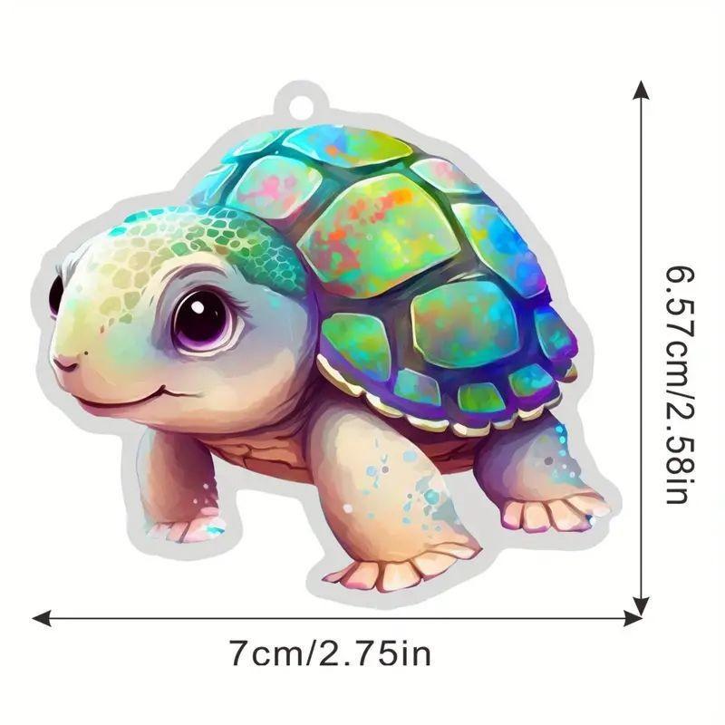 Colorful Acrylic Car Hanging Decor Cute Cartoon Style Home Decoration Accessories