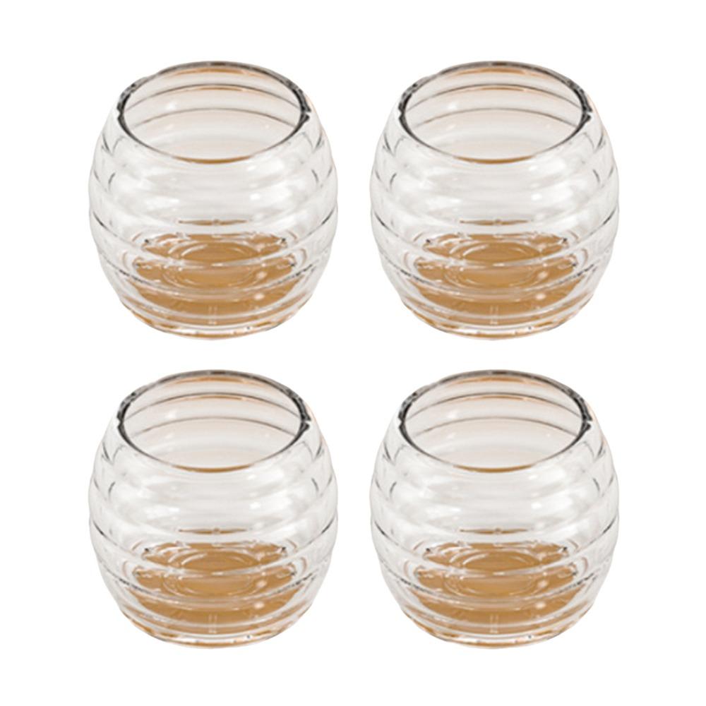 4KS Snížení hluku Kryt nohou stolu Silikonové podložky pod nábytek Nový kryt nohou nábytku pro pohovku židli