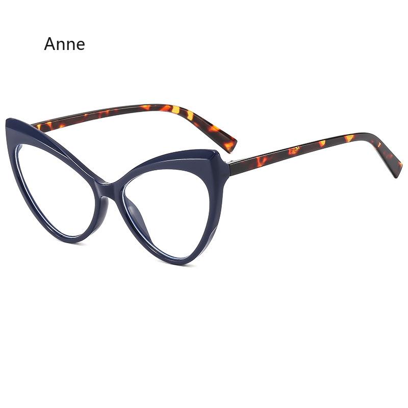 Anti Blue Light Cat Eye Glasses Frames Women Fashion Print Eyeglasses Frame Female  TR90 Computer Eyewear Diopter