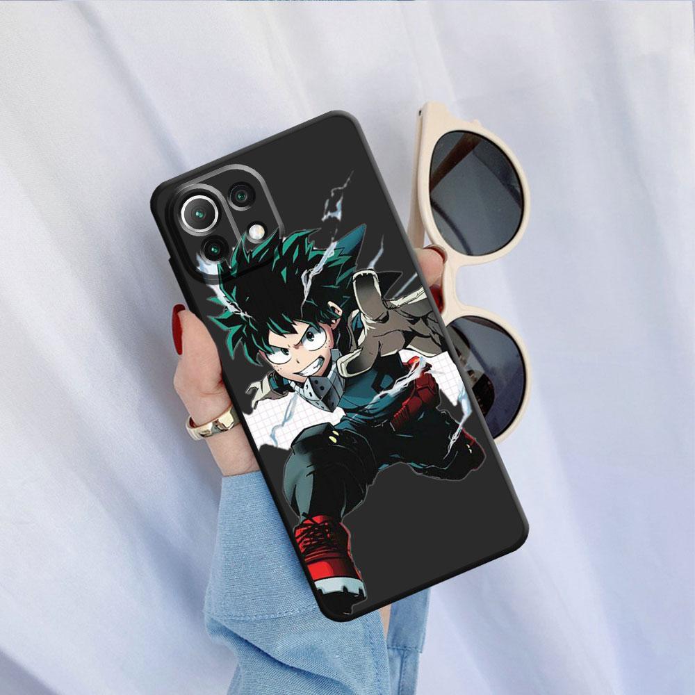 Anime My Hero Academia Case for Xiaomi Mi 11i 12X 11 Lite 11X 10T 12 Pro 11T 10 10S 12S Ultra TPU Black Phone Cover Shell