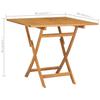 VidaXL Salon de Jardin 5 pcs Mobilier de Repas Ensemble de Salle à Manger Table et Chaises à Dîner Extérieur Patio Bois de 3059584