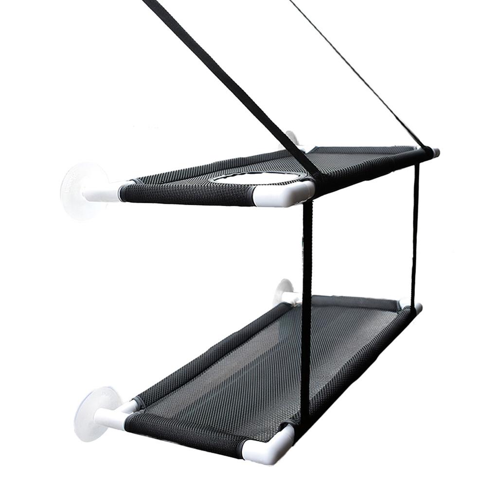 Cat Window Perch Hammock Mesh Bed Double Deck Window Suction Cups Seat   Cooling Hammock Bed