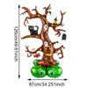 1Set Halloween Foil Balloons,Pumpkin Ghost Witch Aluminium Foil Balloons, Halloween Party Home Decorations