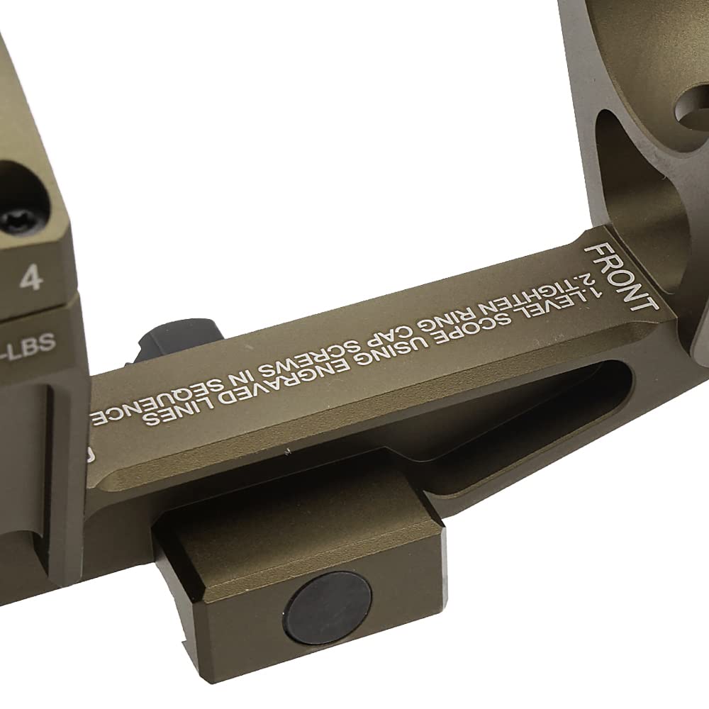 Evolution Gear NIGHTFORCE Ultra Mount 1.93" High Replica 30mm Diameter Scope Mount, Hard Anodized 6068 Aluminum, Dark Earth finish.