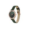 Emporio Armani Three Hand Green Leather Watch AR11577-CLG