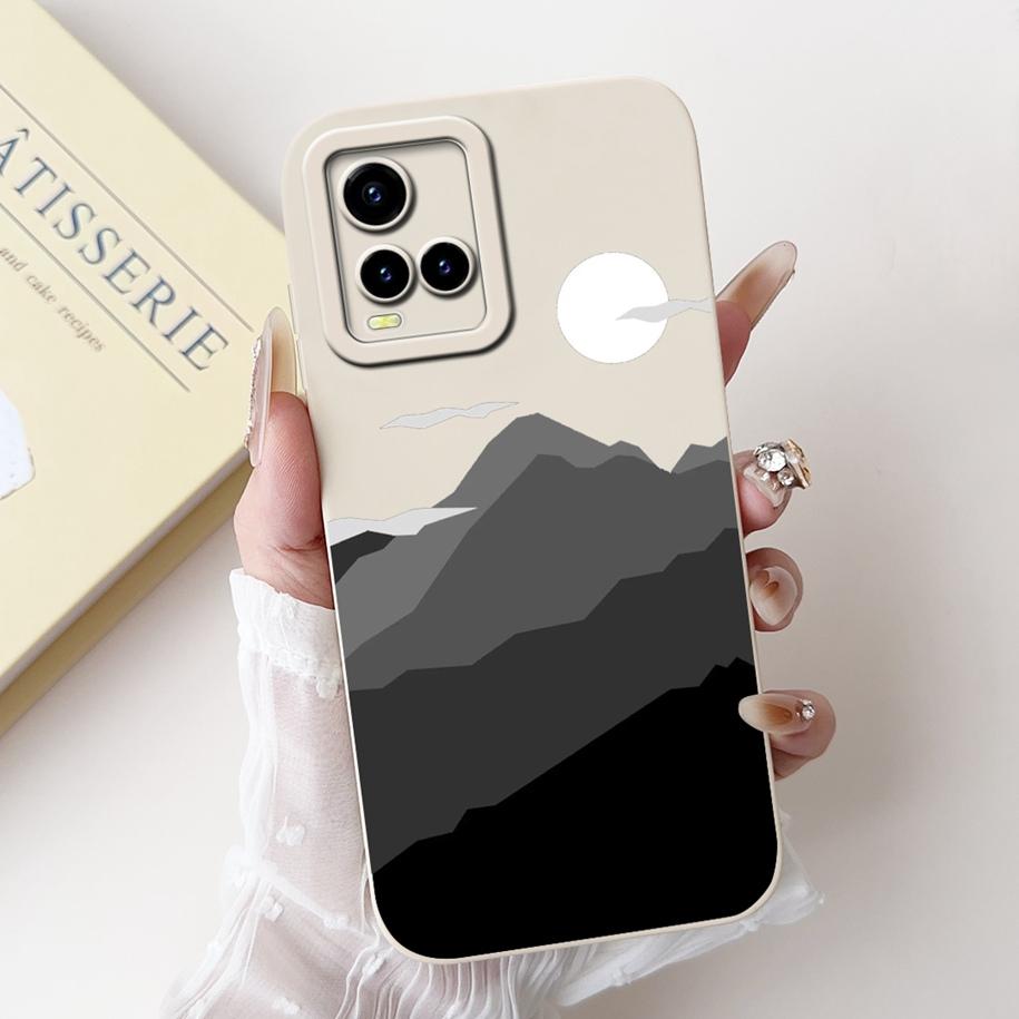 For Vivo Y21 2021 Case V2111 Silicone Cover For vivo Y21S Y33S Flower Protector Back Cover For Vivo Y21A Y21T Y33T VivoY21 Funda