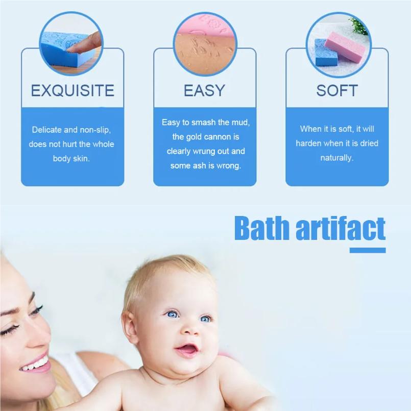 Bath Sponge Body Dead Skin Remover Exfoliating Massager Cleaning Shower Brush Peeling Sponge For Washing For The Body For Adults
