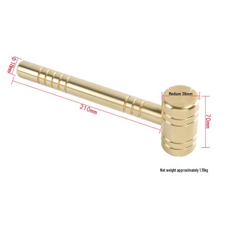WEDO Solid Brass Multipurpose Hammer CN plug (adapter included)