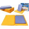 2/8Pcs Ultra-Absorbent Miracle Cleaning Shammy Multi-Purpose Reusable Cleaning Cloth Non-Woven Car Cleaning Towel Car Bathroom