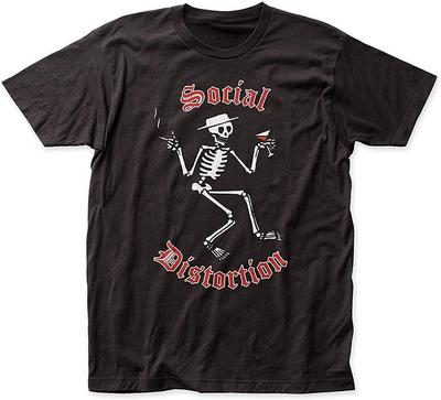 Heet Social Distortion Skelly Zwart Volledige maat Cadeau familie Unisex T-shirt