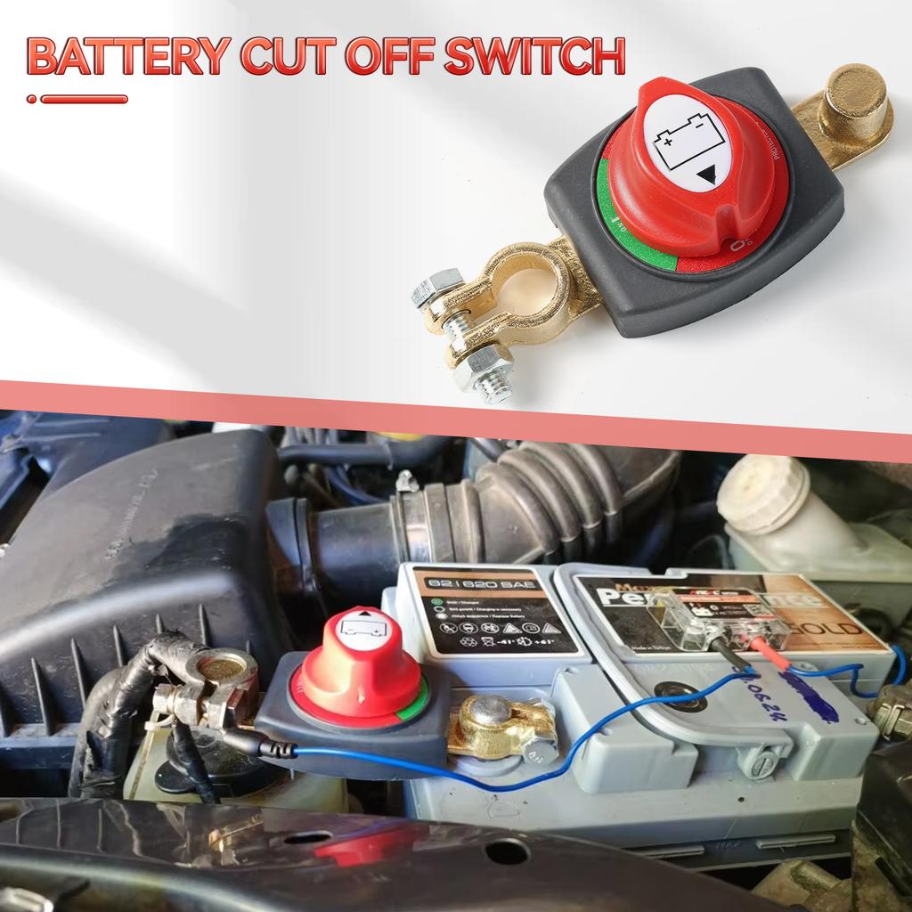 Battery Disconnect Switch Heavy Duty Switch Disconnect Isolator Metal Side Post Battery Disconnect Switch Multipurpose Battery