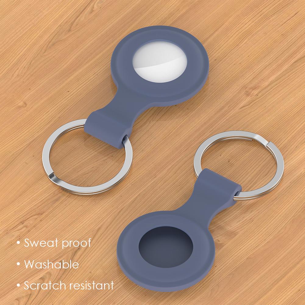 Silicone Locator Tracker Protective Case for Airtags Anti-Lost Device Anti-sweat Case Scratch-resistant Protector